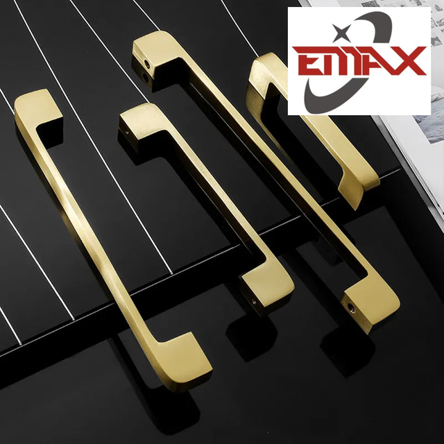 ขายส่งมือจับประตูทองเหลืองทองแดงแข็ง
