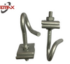 เสาสายฮาร์ดแวร์ Q-Span Clamp สำหรับ Power และ Fiber Optic Feeder Cable Clamp Coax Hanger