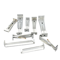 Staffe per grondaie stile K per impieghi gravosi con chiusura a clip