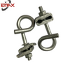 เสาสายฮาร์ดแวร์ Q-Span Clamp สำหรับ Power และ Fiber Optic Feeder Cable Clamp Coax Hanger