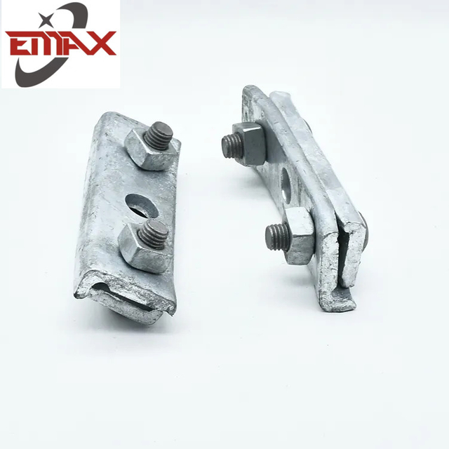 ポールライン ハードウェアケーブル アングルサスペンションクランプ 平行溝クランプ