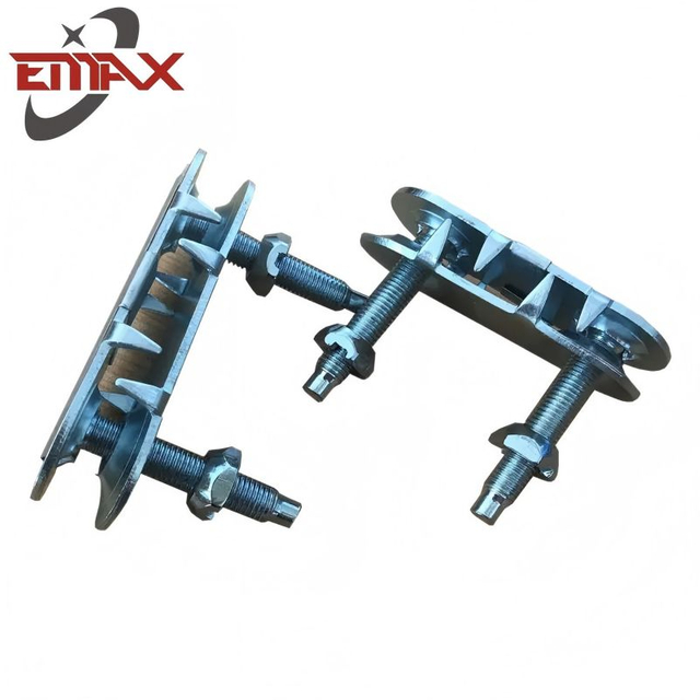 คลิปหนีบเข็มขัดเหล็กทนทานแบบ Bolt Solid Plate ตัวยึดสายพานลำเลียง