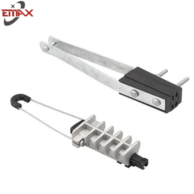 Bride de contrainte en coin, raccord de ligne de transmission, raccord de ligne &eacute;lectrique a&eacute;rienne