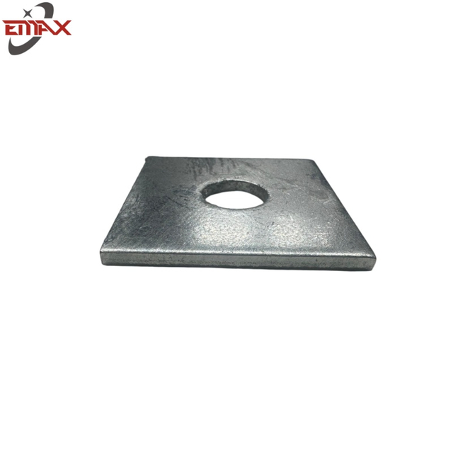 ปะเก็นกลมหรือสี่เหลี่ยมหนาที่ทนต่อการสึกหรอชุบสังกะสีแบบจุ่มร้อน