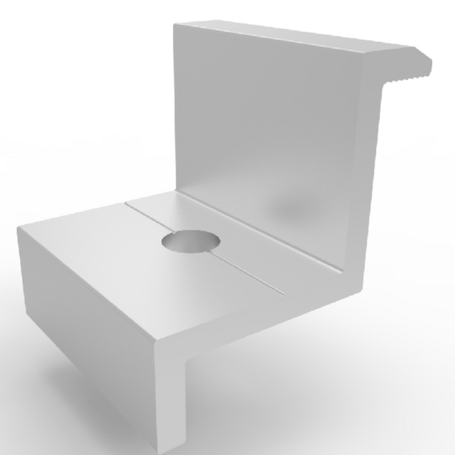 PV Module อะลูมิเนียม Standing Seam Mount Clamp