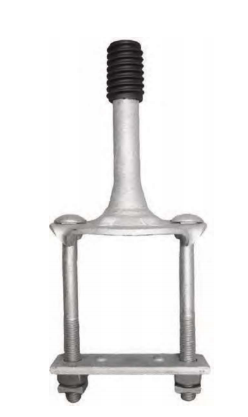 PIN แคลมป์ครอสอาร์มชุบสังกะสีแบบจุ่มร้อนพร้อมด้ายไนลอน