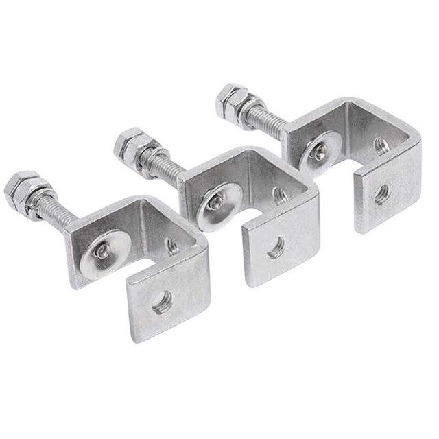 Регулируемый зажим стойки C-образного канала для установки стальной балки