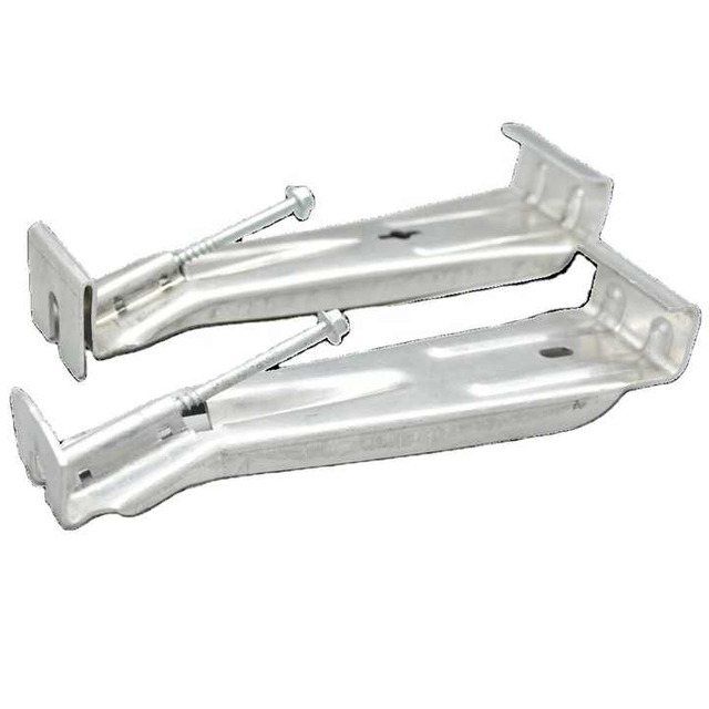 Klipsli Bağlantı Elemanı ile Ağır Hizmet Tipi K-Stil Oluk Braketleri