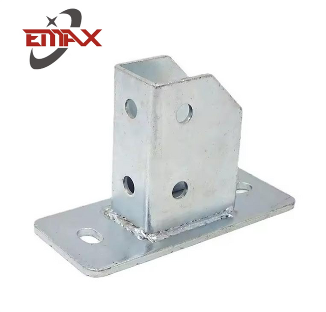 금속에 의하여 직류 전기를 통하는 Unistrut 채널 포스트 기초를 거치하는 지진 지원 에어 컨디셔너