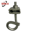 เสาสายฮาร์ดแวร์ Q-Span Clamp สำหรับ Power และ Fiber Optic Feeder Cable Clamp Coax Hanger