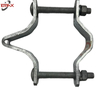 Brides r&eacute;glables de Polonais galvanis&eacute;es &agrave; chaud 304 pour l'&eacute;lectricit&eacute; galvanis&eacute;e